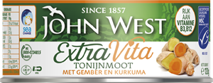 John West Extra Vita Tonijnmoot Gember En Kurkuma X Gr